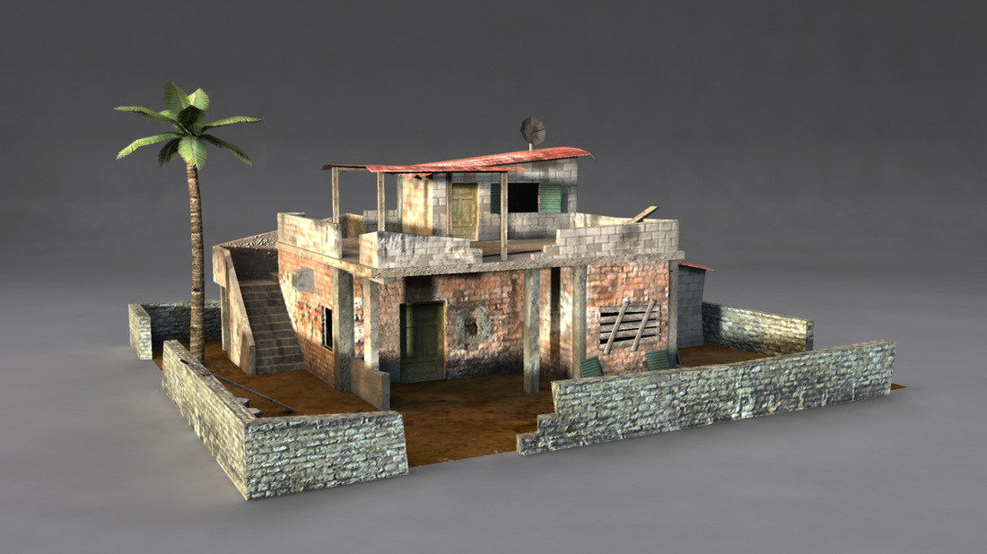 Low Poly Favela Cano Designs